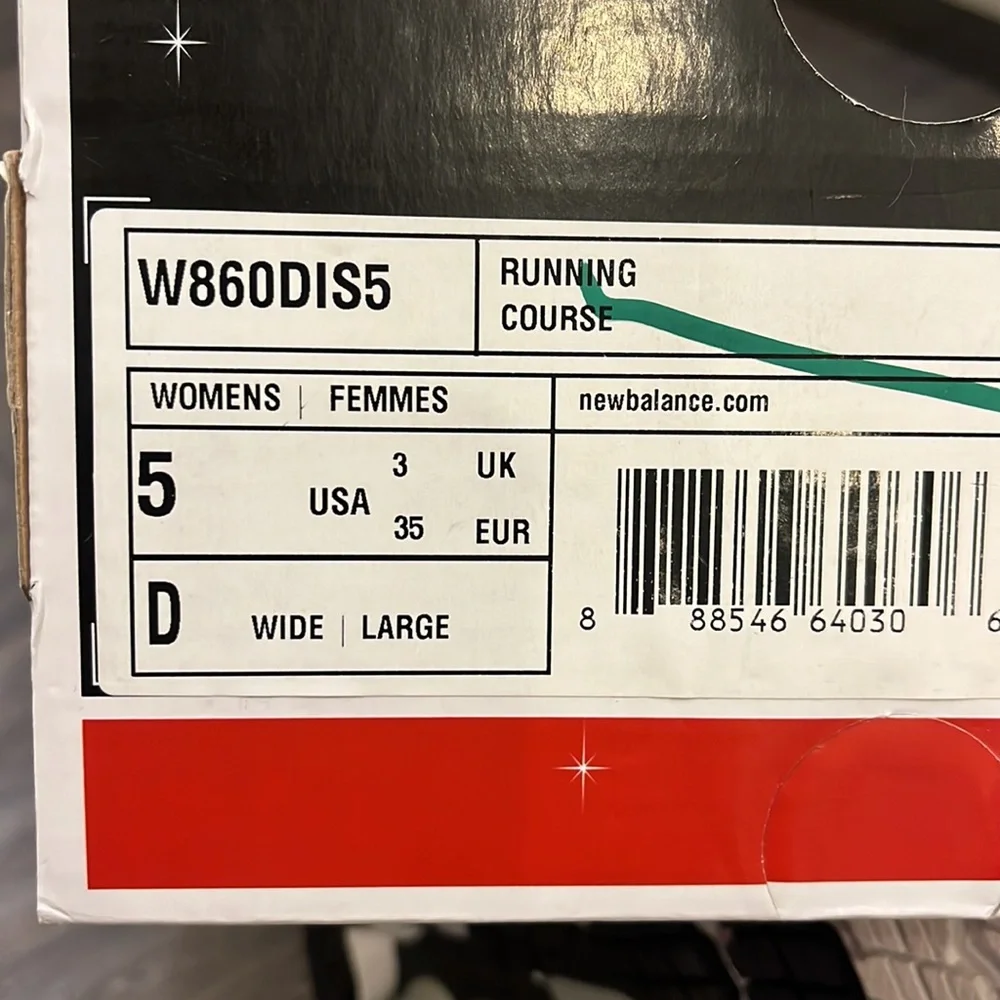 New Balance 860 W860DIS5 Minnie Mouse Run Disney Shoes Sneakers Women’s 5 D Wide